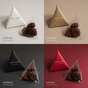 Logo Design プチギフト お菓子入り 50個【ロゴ入り】
