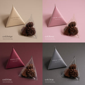 Logo Design プチギフト お菓子入り 50個【ロゴ入り】